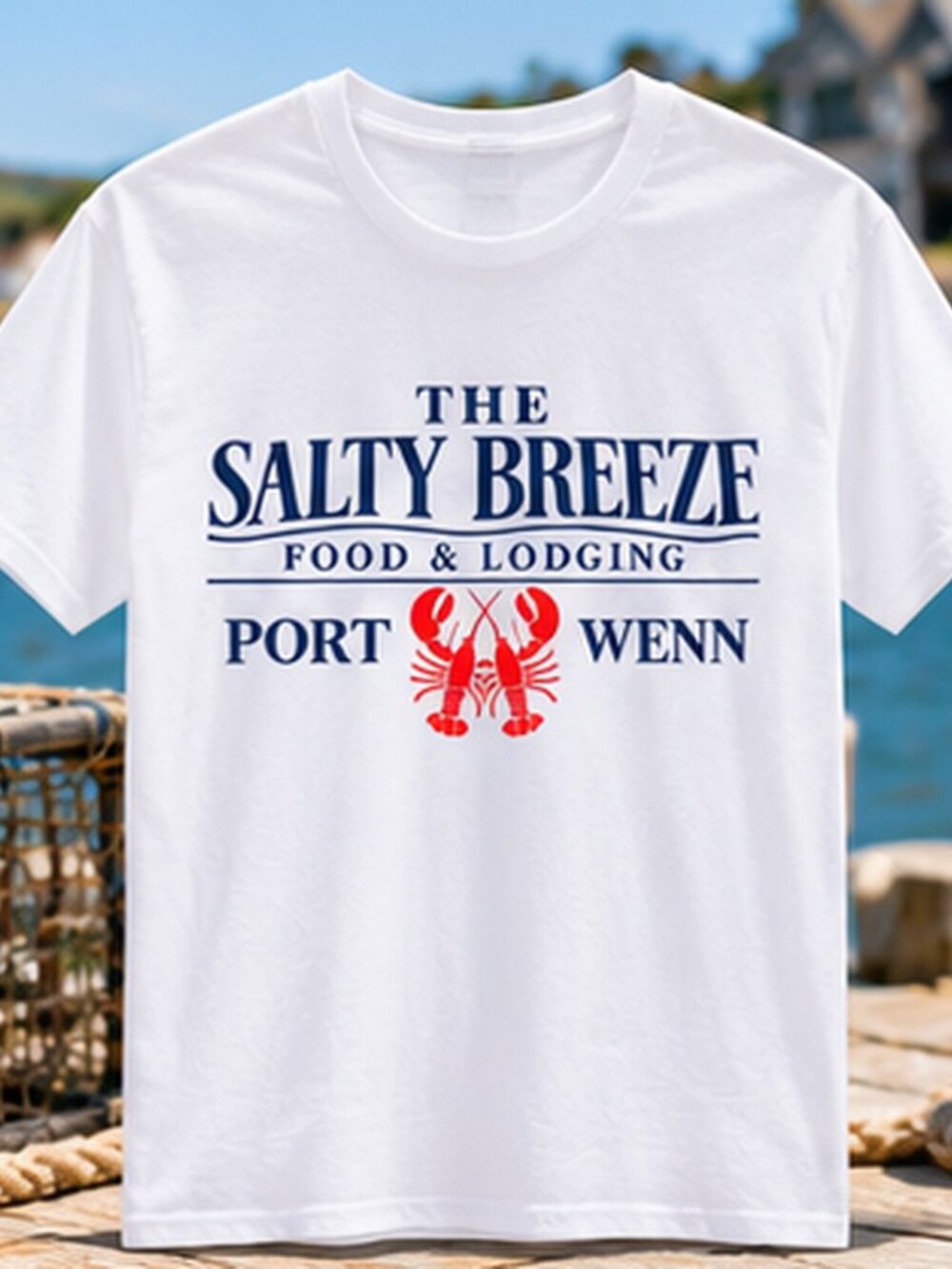 Best Medicine Salty Breeze T-Shirt | Port Wenn Cafe Shirt | Unisex tee